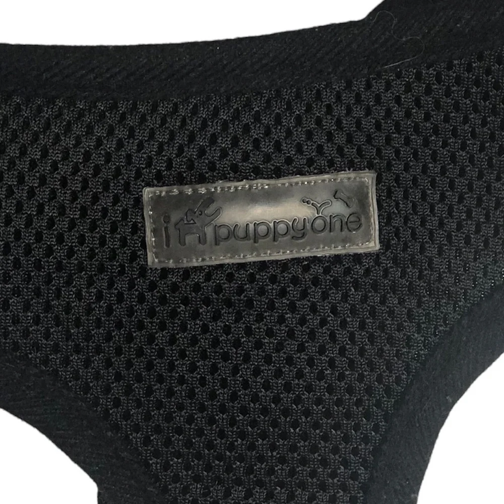 Puppy One black large dog harness